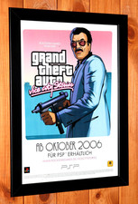 Grand Theft Auto Vice City Poster In Video Game Merchandise for
