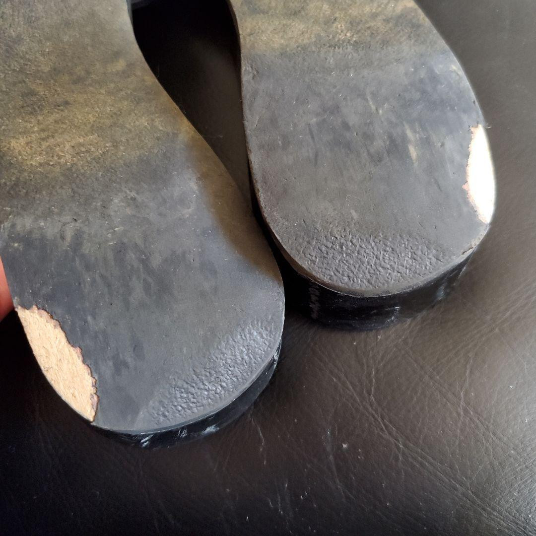 Chanel Jewel Flat Sandals Coco Mark Black Satin Size 39 US About9 For Women thumbnail 21