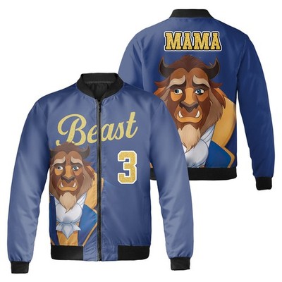 Custom Beauty And The Beast Characters Collection Fan Gift Bomber Jacket