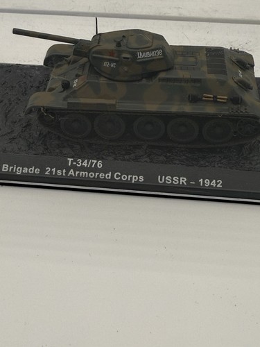 Char Solido T34/76 URSS – Réf 208 – 1/50 – Vintage 1964 – Métal – État Correct (voir Photos)