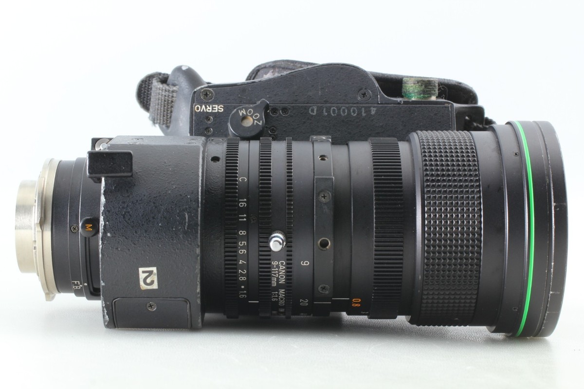 OPT Clean] Canon J 13x9 B4 9-117mm f/1.6 IRS II Macro TV Zoom Lens