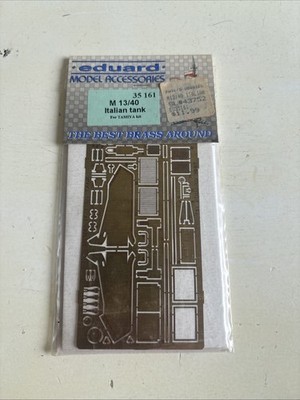 Eduard M-13/40 Italian Tank Photo Etch Detail Kit 1/35 Scale 35161 For Tamiya