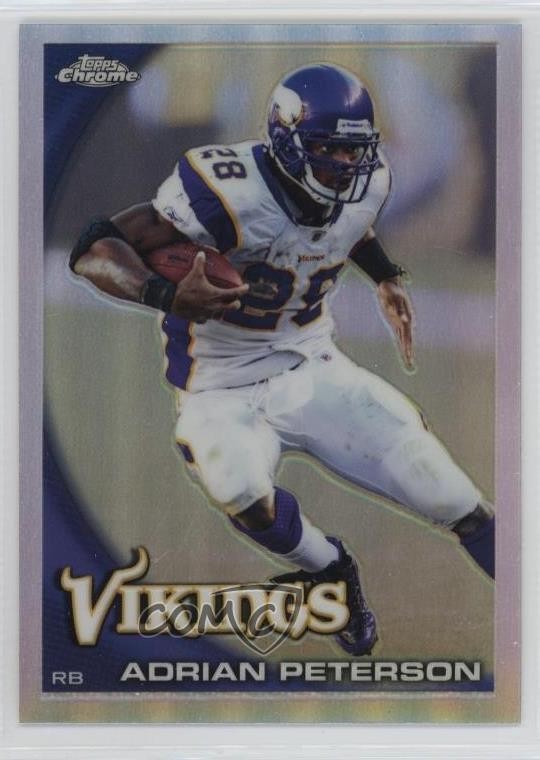 2010 Topps Chrome Refractor Adrian Peterson #C1 0ii1