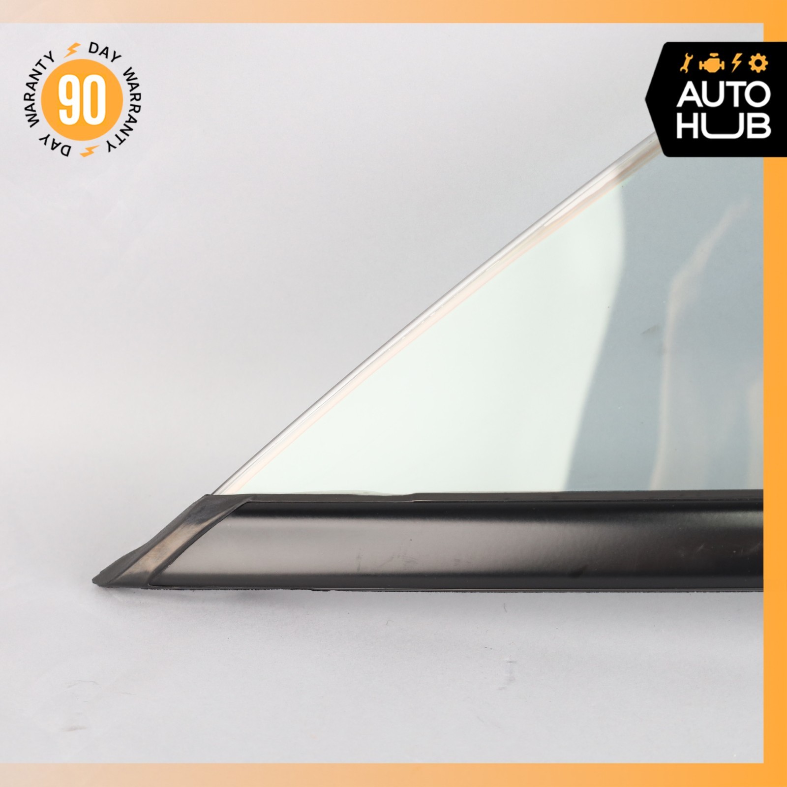 03-17 Bentley Continental GT Front Right Side Door Vent Window Glass OEM