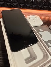 Apple iPhone 7 A1660 LOCKED Black Tested Works Unknown Storage new earbuds incld