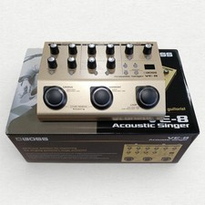 Boss VE-8 Akustik Sänger Gitarre Gesang Multieffekt Digital Effektor 9V