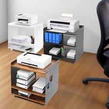 3-stopniowa drukarka wózek rolkowy drukarka stół mobilny uchwyt na drukarkę z kołami