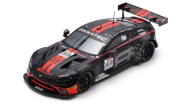 Spark 1/43 Aston Martin Vantage GT3 33 24H Spa 2023 Statisches Modell Diecast-image
