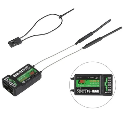 Flysky FS-iA6B 6Ch 2.4GHz AFHDS 2A Receiver PPM with iBus Port Output plug Bind
