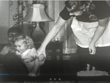 ANSCO B W AMERICANA FAMILY GROWING UP TOGETHER US 8MM HOME Movie Film Reel C221