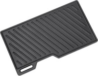 Gusseisen Grillplatte 41,5 X 23,5Cm FüR Gasgrill Wendeplatte ZubehöR Burnhard