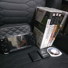 PSP Slim Console 2003 bundle set with games and case 2000