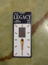 Vintage Pretty Polly "Legacy" transparente Strumpfhose Pampas 