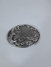 NOCONA Western Oval Belt Buckle TEXAS Tough