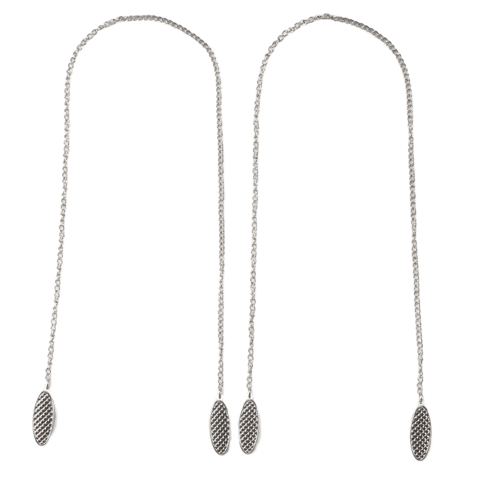 2 Pcs Napkin Chain Napkin Holder Napkin Clips Chain Flexible Lanyard Neck3772