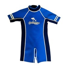 Thermoskinz Neoprene Spring Wetsuit Boys Blue Short Sleeves NWOT Size 6