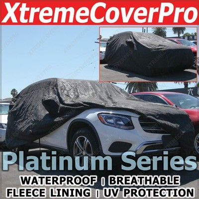 WATERPROOF CAR COVER W/MIRROR POCKET BLACK for 2023 2024 Hyundai NEXO