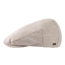 Men's Linen Flat Cap - Summer Ivy Newsboy Hats Peaky Blinders Style Gatsby Ca...