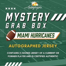 Mystery Grab Box - Miami Hurricanes NCAA Auto...