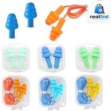 Ear Plugs for Swimming, Soft Ear Plugs for Sleeping Noise Cancelling, Reusabl...