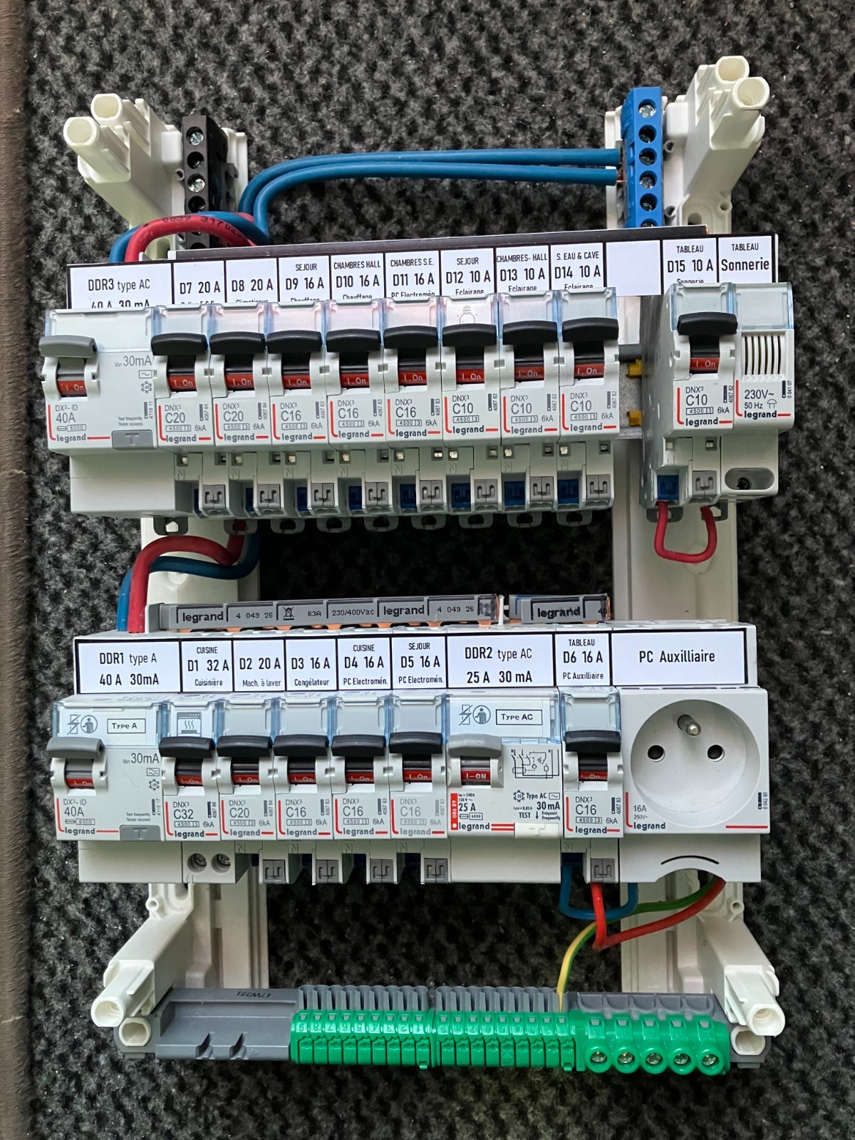 Tableau électrique Legrand pré-équipé pour rénovation maison de 90 m² - 3