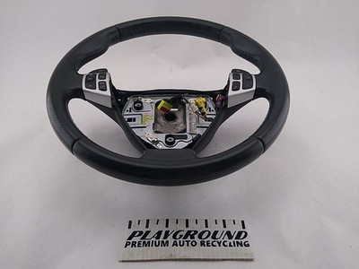 Saab 9-3 Leather Steering Wheel Black Fits 2004-2011 04 05 06 07 08 09 10 11