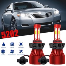 2x 4-side 5202 Led Headlight Bulbs 6000k White Super Bright Fog Light Bulb Kit 2x 4-side 5202 Led Headlight Bulbs 6000k White Super Bright Fog Light Bulb Kit