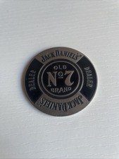 Jack Daniels Metal Dealer Poker Chip 