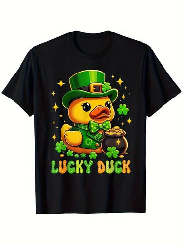 St. Patrick'S Day Rubber Duck Irish St. Paddy'S Lucky Duck T-Shirt