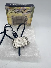 Longaberger Cottage Gate Tie-on/Lapel Pin (NIB)