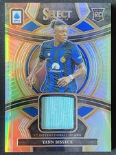 Yann Bisseck 2023-24 Panini Select Serie A Swatches Jersey Silver RC #SSW-YB