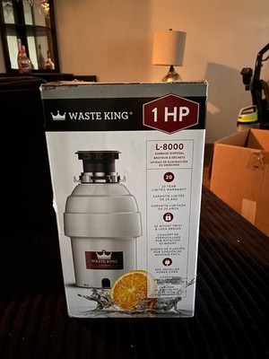 Waste King L-8000 1HP 2800RPM 115V Garbage Disposal