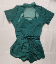 Balera Dancewear Green Mesh Romper Size IC Dance Costume