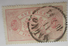 TIMBRE DE SERVICE SUEDE N° 10 (B) - DENTELE 14 - OBLITERATION  MALMO