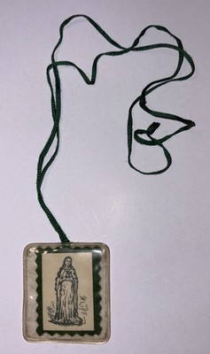 VTG Immaculate Heart of Mary Pray for Us Catholic Religious Scapular
