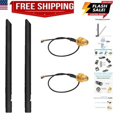 2 Pack Meshtastic Long Range 915Mhz LoRa Antenna 6dBi Gain Omni SMA Male Conn...
