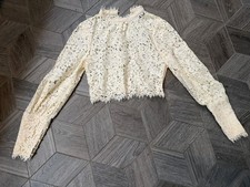 Bardot Georgia Women’s Lace Top With Button Detail Size S/4