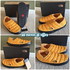 The North Face Mens ThermoBall Traction Mule V Yellow Gold Slippers Size 10 NEW