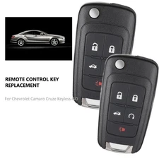 2 Remote Control Car Key Fob For 2014 2015 Chevrolet Impala Push To Start PEPS