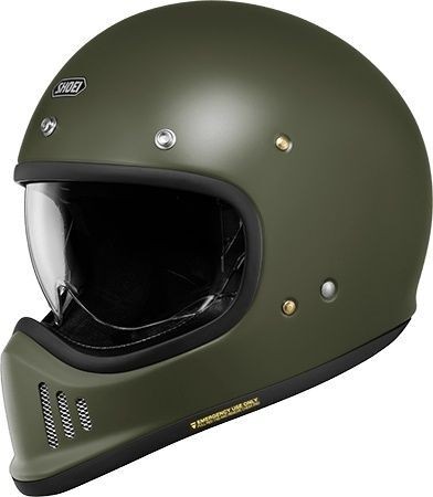 SHOEI EX-Zero Moss Green Size XXL Full Face Helmet Lightweight New