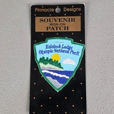 Pinnacle Designs Kalaloch Lodge Olympic National Park Souvenir Iron-On Patch NEW