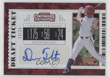 2019 Contenders Draft Picks Cracked Ice Ticket 22/23 Dominic Fletcher Auto u0u