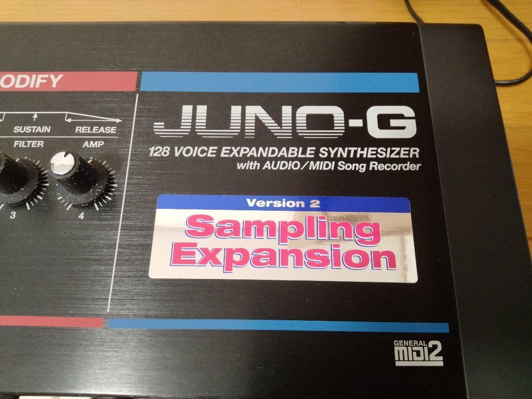 【美品】Roland シンセサイザーJUNO-G 128MBメモリ増設スタンド付 Roland JUNO-G Synthesizer with 128MB Memory and Stand | eBay