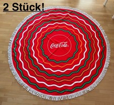 2x Coca Cola Badetuch rund 2 Stück Strandtuc...