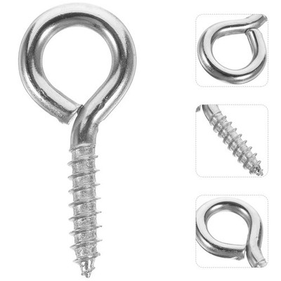 10 Pcs Bastelösenschraube Schraubhaken Kabelhaken Kleine Metallhaken