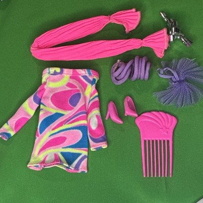 Totally Hair Barbie Dress and accessories