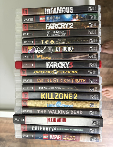 Sony PS3 game lot w/ cases READ Description