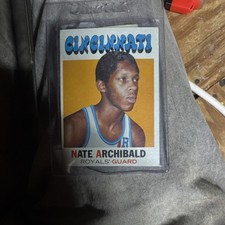 1971-72 Topps Tiny Archibald Cincinnati Royals Rookie Basketball Card #29. rookie card picture