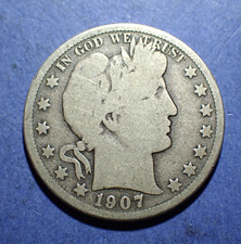 1907-O Barber Half  Good+