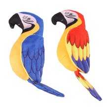 Lifelike Parrot Bird sound Fun Cat Chew Toy Interactive Chirping Bird Pet Toy